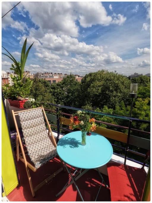 Canopee, Paisible, Chaleureux, Lumineux, Balcon Parijs Buitenkant foto